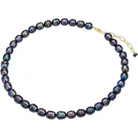 Valero Pearls Chaîne bleu marine / or