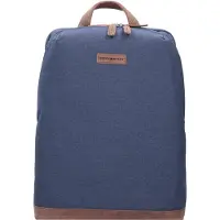 Greenburry Sac à dos 'Derby' bleu denim / marron