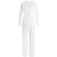 Hanro Pyjama ' Cotton Deluxe ' blanc