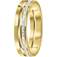 Lucardi Bague or / transparent