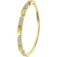 Lucardi Bague or / transparent