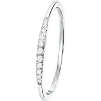Lucardi Bague argent / transparent