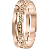 Lucardi Bague or rose