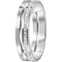 Lucardi Bague argent / transparent