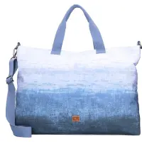Camel active Cabas 'Fargo' bleu / marron / blanc