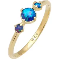 Elli Bague 'Opal' bleu / or