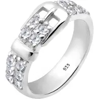 Elli Bague argent / blanc