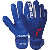 Reusch Gants de sport 'Attrakt Freegel' bleu roi / rouge / blanc