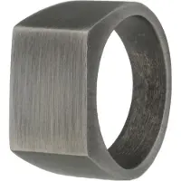 Lucardi Bague gris argenté