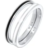 Elli Bague noir / argent / blanc