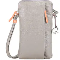Mywalit Protection pour Smartphone 'Cremona' gris clair / orange pastel