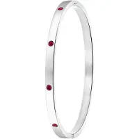 Lucardi Bracelet rouge / argent