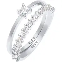 Elli Bague 'Kristall Ring' argent