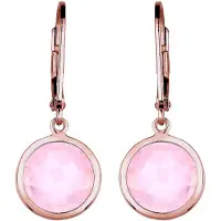 Elli Boucles d'oreilles or rose / rose ancienne