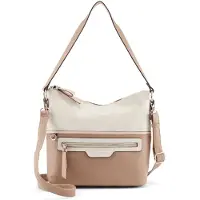 Tom Tailor Sac bandoulière 'Jule' beige / marron / rose