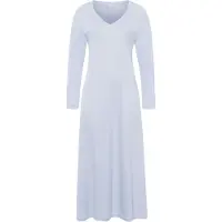 Hanro Chemise de nuit ' Pure Essence 130cm ' bleu clair