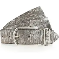 B.belt Ceinture beige foncé / argent