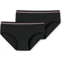 Schiesser Sous-vêtements 'Basic Kids' rose / noir
