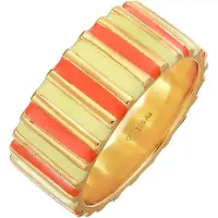 Elli Bague or / vert clair / orange