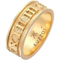 KUZZOI Bague 'Zahlen' or