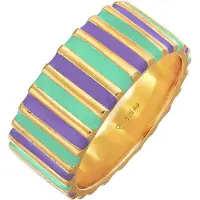 Elli Bague or / vert / bleu violet
