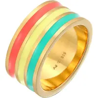Elli Bague turquoise / jaune / or / rouge