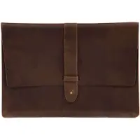 Buckle & Seam Sac d’ordinateur portable 'Aspen' marron