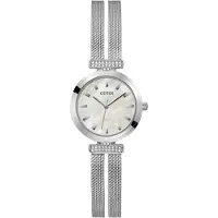 GUESS Montre à affichage analogique 'Array' argent