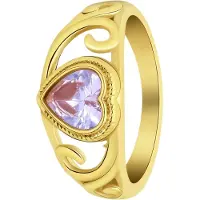 Lucardi Bague or / violet