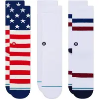 Stance Chaussettes bleu foncé / rouge / blanc