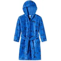 Schiesser Peignoir 'Autotraum' bleu / noir