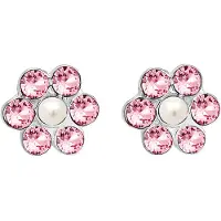 Elli Bijou 'Blume' rose clair / argent
