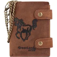 Greenland Porte-monnaies 'Montenegro' marron / noir