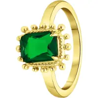 Lucardi Bague or / émeraude