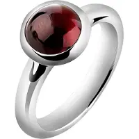 Nenalina Bague bordeaux / argent
