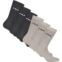 FILA Chaussettes bleu foncé / gris / rouge / noir