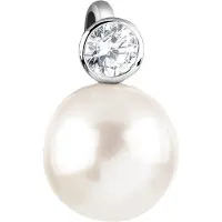 Nenalina Pendentif argent / transparent / blanc perle