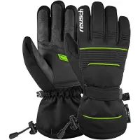 Reusch Gants de sport 'Crosby' vert fluo / noir