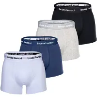 Bruno Banani Boxers bleu marine / gris clair / noir / blanc