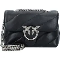 Pinko Sacs à main 'Love Puff Mini Cl Sheep Nappa' noir
