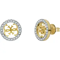 GUESS Boucles d'oreilles 'Studs Party' or / transparent