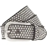 B.belt Ceinture marron / argent