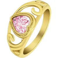 Lucardi Bague or / rose
