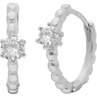 Lucardi Boucles d'oreilles argent