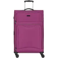 D & n lederwaren Valisette 'Travel Line 9204' violet