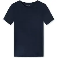Schiesser Chemise de nuit ' Mix+Relax ' bleu