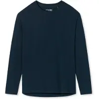 Schiesser Chemise de nuit bleu foncé