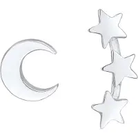 Elli Boucles d'oreilles 'Astro' argent