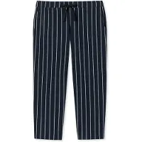 Schiesser Pantalon de pyjama marine / blanc
