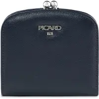 PICARD Porte-monnaies 'Bingo' bleu foncé / argent